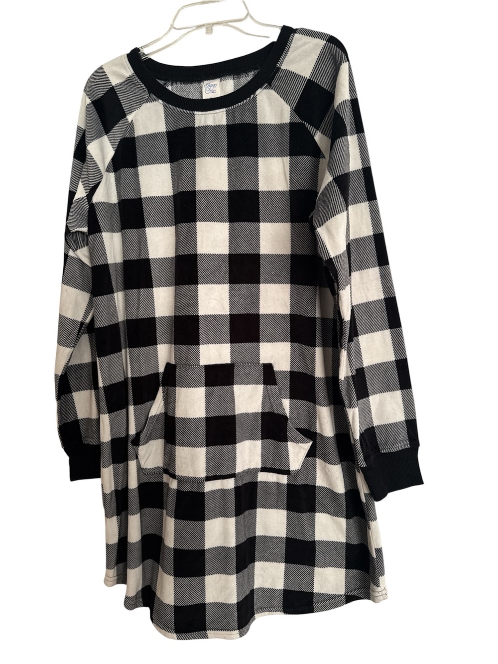 NWOT Sleep Chic plaid night gown
